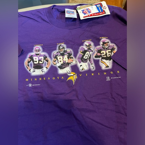 Minnesota Vikings Vintage Shirt Size XL NWT - Picture 2 of 3